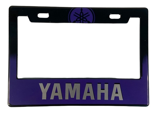 Marco Portaplaca Moto Yamaha Morado Placa Grande Se