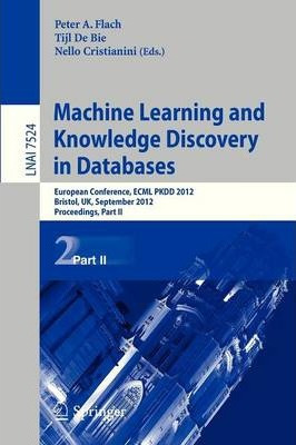 Libro Machine Learning And Knowledge Discovery In Databas...