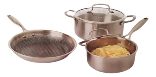 Batería De Cocina Denmark Con 5 Pzas Acero Inoxidable