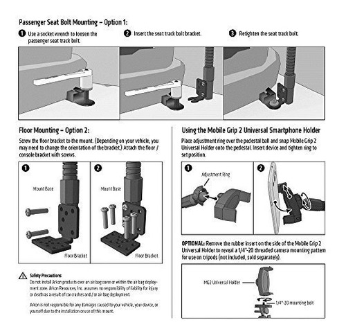 Accesorio Celular Arkon Asiento Ferrocarril Piso