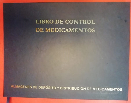 Libro De Control De Medicamentos Para Almacenes 200 Folios