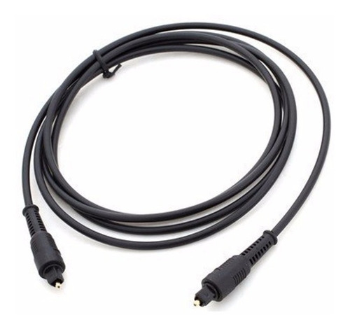 Cable Audio Óptico 1.8mt, Conectores Dorados, Nuevos