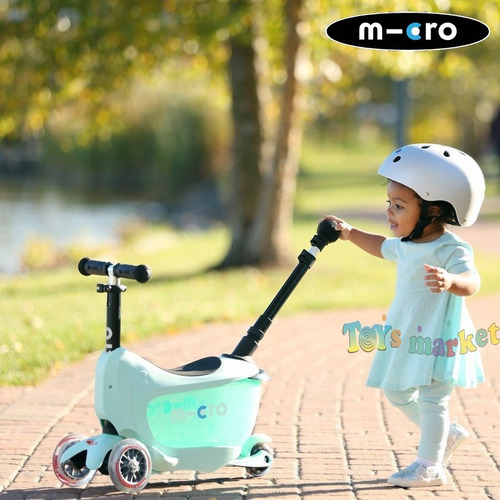 Imagen 7 de 9 de Monopatin Micro Mini 2 Go Deluxe Plus Andador De Paseo