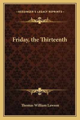 Libro Friday, The Thirteenth - Lawson, Thomas William