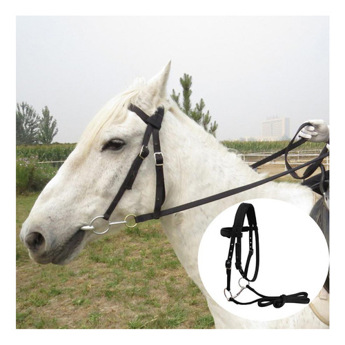 . Riendas De Brida For Montar A Caballo Negro M