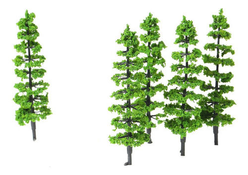 Modelo Árboles Tren Paisaje Escala Miniatura Pcs 10