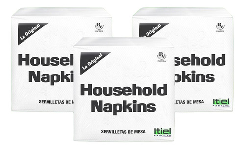 Servilleta Household Napkins Bulto De 12x120 Hojas 