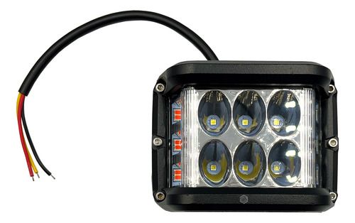 Faro Led Policia Alta Potencia Luz Brillante Largo Alcance