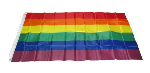 Bandera Arcoiris Lgtb Orgullo Gay Poliester 60 X 90 Cm