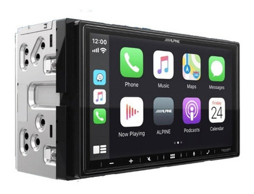 Pantalla Doble Din Alpine Ilx-407 Carplay Android Auto Hd Bt