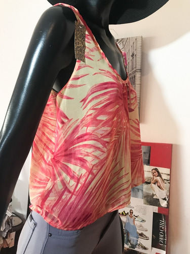 Musculosa De Gasa Tropical