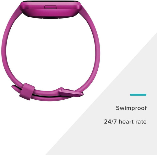 Fitbit Versa Lite Edition Smart Watch, One Size (s & L Bands