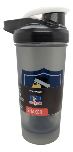 Botella Deportiva Shaker Colo Colo Multiusos Batidos