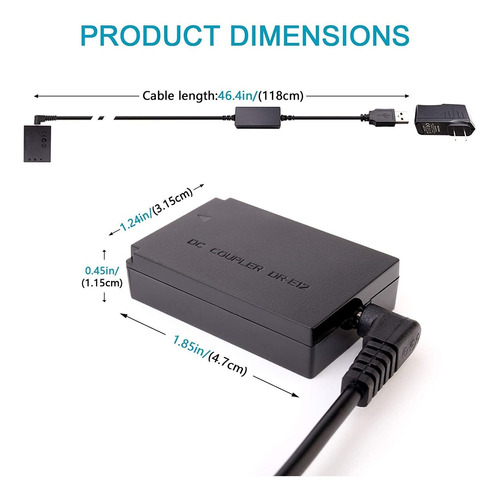 Kit Adaptador De Corriente Usb Drive Cable Kocackoo Ack-e12