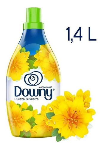 5 Pza Suavizante De Telas Downy Pureza Silvestre Aroma Fresc