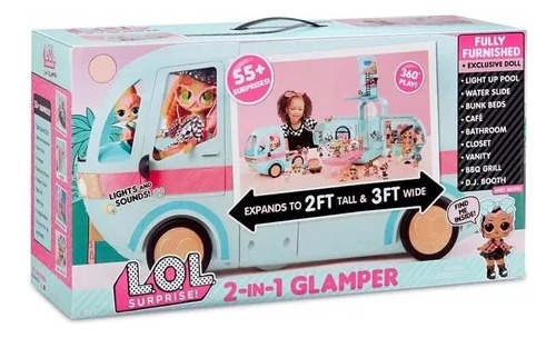 Lol Surprise Camion Go Glamper - Camper 50 Sopresas