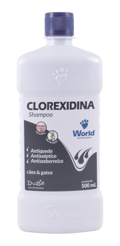 Shampoo Dugs Clorexidina 500ml Word Vet