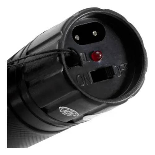 Lanterna Tática Militar 480.000 Volts: Autodefesa, Original Branco Preto