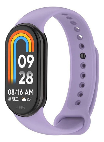 Malla Para Mi Smart Band 8 9 Xiaomi 1.62 Enganche Acero Lila 0 Cm