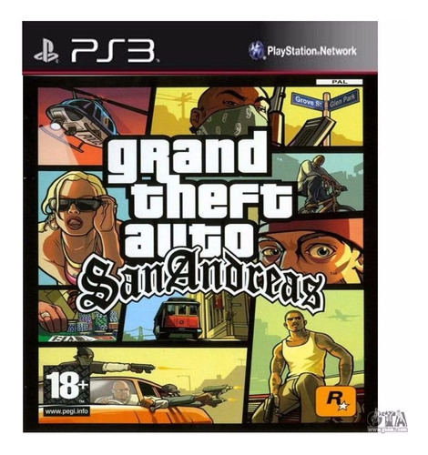 Grand Theft Auto San Andreas Hd Ps3 - No Es Disco