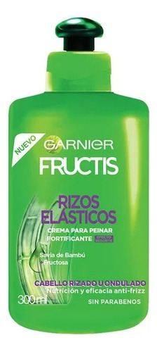 Crema Para Peinar Rizos Elásticos Garnier Fructis 300 Ml