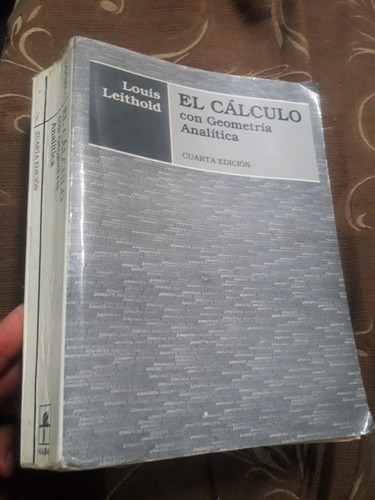 Libro El Cálculo Con Geometría Analítica Louis Leithold