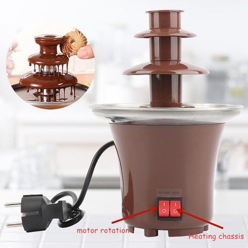 Fuente De Fondue De Chocolate Compacta Electirc, Fácil De