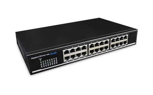 Imagen 1 de 5 de Switch 24 Puertos Cctv 48gpps Cygnus Cy-s124