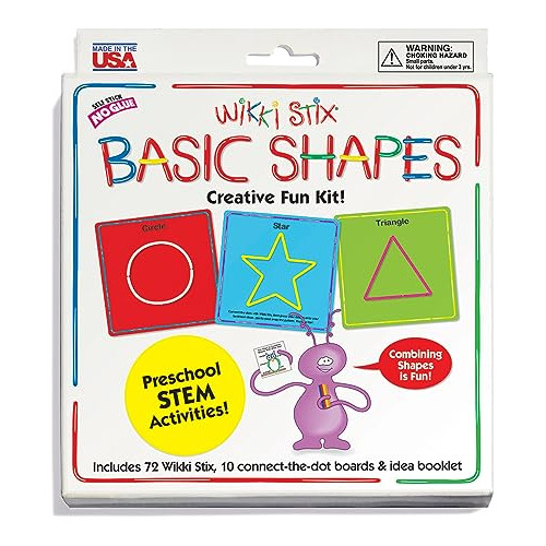 Kit Básico De Formas Wikki Stix Para Aprender Formas