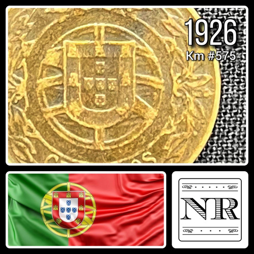 Portugal - 50 Centavos - Año 1926 - Km #575