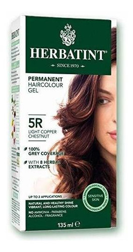 Herbatint Permanent Herbal Haircolour Gel 5r Light Copper Ch