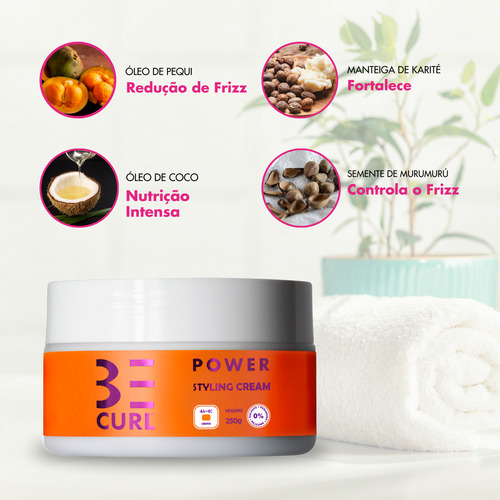 Kit Sh No Poo + Cr De Pentear Styling Cream Be Curl Crespos