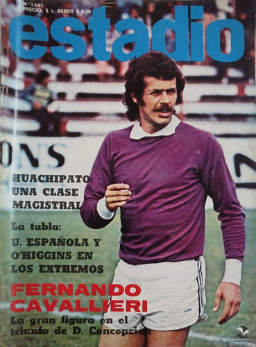 Revista Estadio N°1687 Póster De Huachipato 1975(ee4