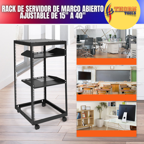 Rack De Servidor De Marco Abierto De 20u Para Montaje Libre