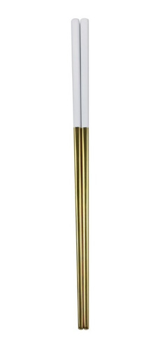 Hashi Aço Inox Branco/dourado 1 Par