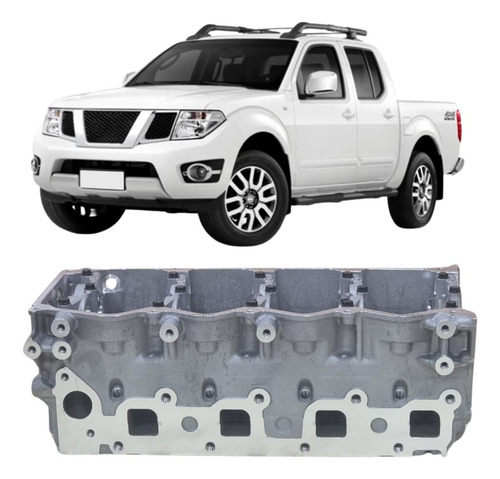 Cabeçote Nissan Frontier 2.5 16v Com Eixo Comando E Válvulas