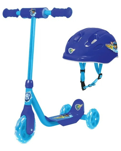 Scooter Patin Paw Patrol La Pelicula Con Casco Niña Niño 2+