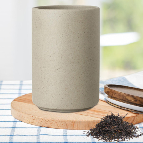 . Recipiente De Café Con Tapa De Cerámica For Grande