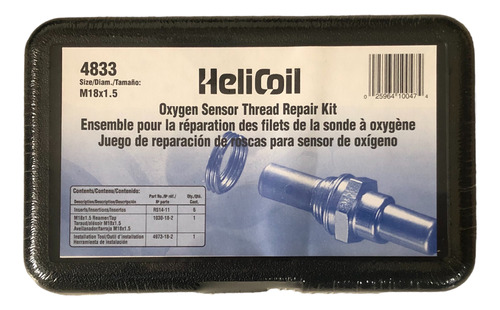 Kit Reparacion Roscas Sensor De Oxigeno M18 X 1.50 Helicoil