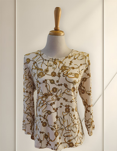 Blusa Estampada Tahari