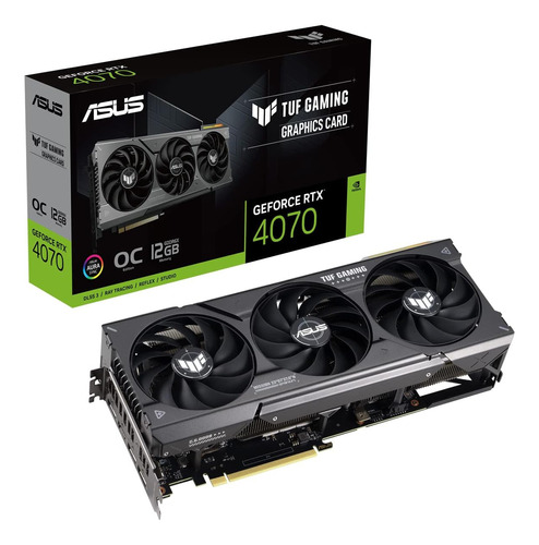 Tarjeta De Video Asus Tuf Rtx 4070 12gb Gaming Gddr6x 192