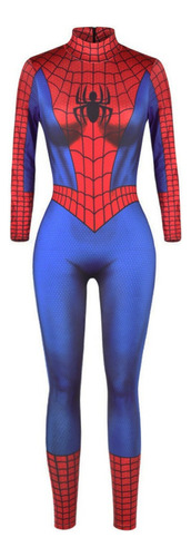 Halloween Spiderman Iron Man 3d Impreso Cosplay Mono Mujer A