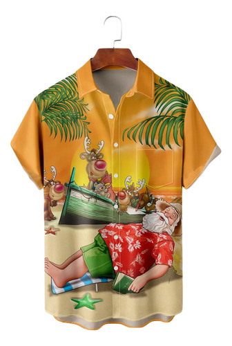 Camisa Hawaiana Unisex De La Colección Festive, Camisa De Pl