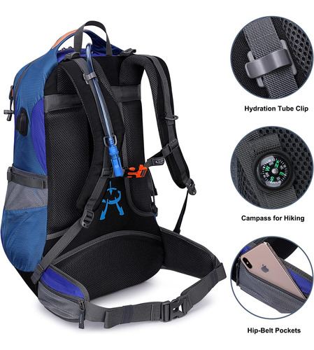 G4free Mochila De Senderismo De 50 L Mochila Impermeable De