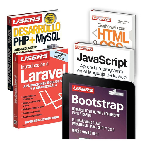 Imagen 1 de 7 de Pack: Laravel; Bootstrap; Javascript; Php+mysql; Html Css