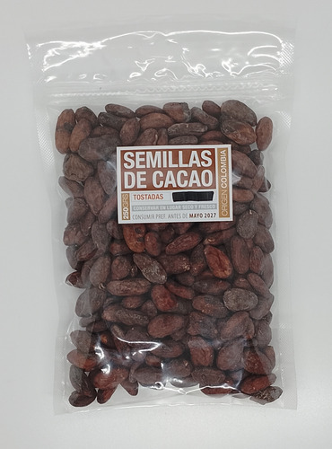 Semillas De Cacao Seleccionadas Y Tostadas X 250grs