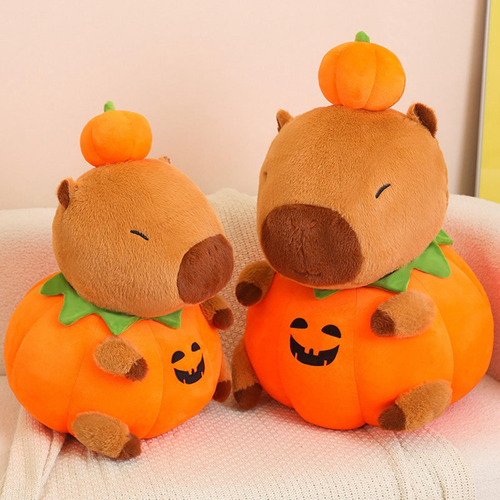 Peluche Transformable De Calabaza, Capibara De Peluche,
