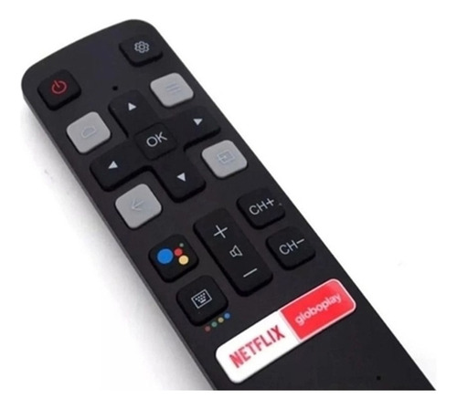 Controle Tv Tcl Smart Rc802v 55p8m Netflix Globoplay Macio