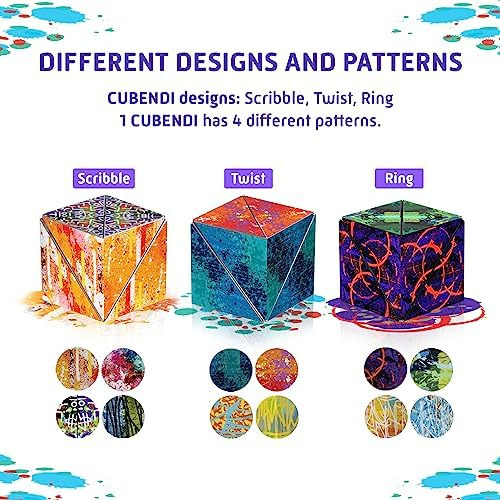 Cubendi Rompecabezas Geométrico Infinity Fidget Cube Para Y