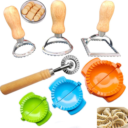 Mtomdy Ravioli Maker - Cortador De Sellos Con Ruedas De Rodi